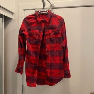 L.L. Bean Scotch Plaid Long Flannel